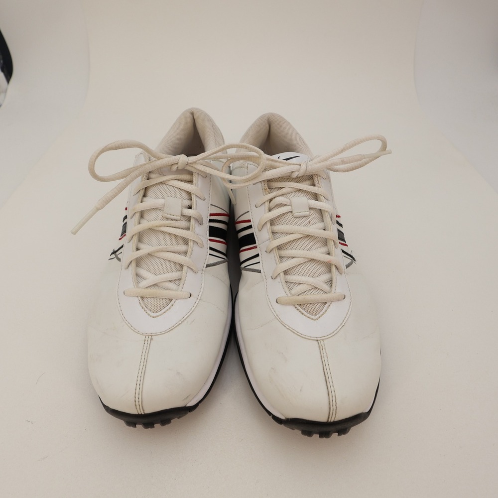 Nike Womens Air Brassie III Golf Shoes White Red Black 418355-106 Size 8.5